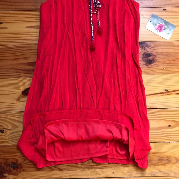 Lily Rose Red Sheath Tassle Dress, NWT, M - Picture 8 of 12